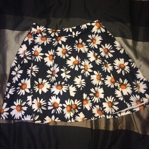 Sans Souci Skater Skirt. Sunflowers